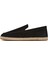 Erkek Siyah Süet Deri Espadril 25SFD660210 2