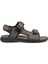 Erkek Gri U Spherica Ec5 B- Nbk Synt.le Çift Bantlı Kumaş Sandalet U55ELB000EKC1018 1