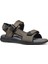 Erkek Gri U Spherica Ec5 B- Nbk Synt.le Çift Bantlı Kumaş Sandalet U55ELB000EKC1018 3