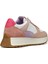 Kadın Çok Renkli D Amabel A - Nappa + Suede Bağcıklı Deri Sneaker D45MDA08522C1ZJ8 4