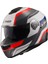 Strobe 2 Monza Siyah-Beyaz-Kırmızı Kask 1