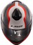 Strobe 2 Monza Siyah-Beyaz-Kırmızı Kask 3