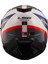 Strobe 2 Monza Siyah-Beyaz-Kırmızı Kask 4
