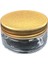 50 ml Şeffaf Cam Krem Kavanozu Gold Kapaklı, 12 Adet 1