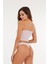 Kadın Fitilli Soft Renkler 3 Lüi Tanga Külot Set - KTS4052 2