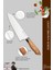 Light Brown Serisi Mutfak Bıçak Seti Et Ekmek Sebze Salata Börek Şef Bıçağı 3’Lü Set 3