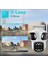 4K 8mp Ip Dış Mekan Hd Üç Lens Çift Ekran Wifi Ptz Otomatik Takip Güvenlik Kamera Su Geçirmez 3