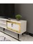 Lidya Tv Stand Beyaz-Altın 4