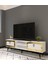 Lidya Tv Stand Beyaz-Altın 5