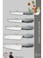 Silver Gray Serisi Mutfak Bıçak Seti Et Ekmek Sebze Şef Bıçağı 5 Li Set ( MFT-568) 2