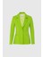 Fit Kesim Blazer Tek Düğmeli Yeşil Ceket 1