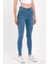Kadın Düz Renk Jeans 2
