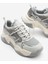 Kadın Sneaker Bağcıklı Fileli Kalın Taban Spor Ayakkabı Azlin 1