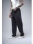 Baggy Kalıp Önü Çıma Detaylı Erkek Gabardin Pantolon 2