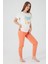 Roly Poly Think Happy Be Happy Kadın Kısa Kol Pijama Takım 3