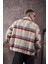 Oversize Kalıp Unisex Cepli Kaşe Oduncu Gömlek 5