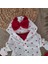 Kız Bebek Kalpli %100 Pamuk Bebek Takımı Bebek Hediyesi Yenidoğan 0-3 Aylık BBK5778 3