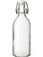 Sızdırmaz Kapaklı Cam Şişe 500 ml Ikea Stoperli Su Şişesi Uzunluk: 23 cm Şeffaf Sürahi 1