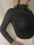 Parıltılı Şıklık: Siyah Işıltılı Uzun Kollu Bodysuit 4