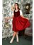 Velvet Korseli Vintage Elbise 2