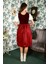 Velvet Korseli Vintage Elbise 3