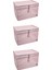 Çok Amaçlı Düzenleyici Kutu Organizer Cırt Cırtlı Hurç Mega Plus Boy 40 cm x 30 cm x 70 cm (5 Adet) ( Lisinya ) 1