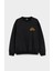Taxi Driver Baskılı Bisiklet Yaka Kapşonsuz Siyah 3 Iplik Sweatshirt 1