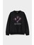 Queen Progresif Metal Grubu Baskılı Bisiklet Yaka Kapşonsuz Siyah 3 Iplik Sweatshirt 1