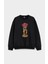 Scarface The World Is Yours Baskılı Bisiklet Yaka Kapşonsuz Siyah 3 Iplik Sweatshirt 1