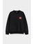 Bira Beer Baskılı Bisiklet Yaka Kapşonsuz Siyah 3 Iplik Sweatshirt 1