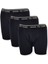 0060 Seher Erkek Elastan Boxer 3lü Siyah 2