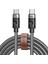 240W 5A Pd Type-C To Type-C Hızlı Şarj ve Data Kablosu 1 Metre Siyah 1