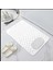 1 Adet Beyaz Renk Silikon Kaymaz Tabanlı Banyo Paspası Duş Kaydırmazı Vantuzlu 36 x 69,5 cm 1