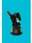 At Figürlü Şişe Tutucu Şaraplık Biblo Kahverengi 28 cm 1