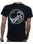 Man On The Moon T-Shirt %100 Pamuklu Siyah Penye Basic Erkek Tişört 1