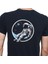 Man On The Moon T-Shirt %100 Pamuklu Siyah Penye Basic Erkek Tişört 3