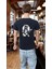 Guitar T-Shirt %100 Pamuklu Siyah Penye Basic Erkek Tişört 4