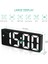 Ses Kontrolü Dijital Çalar Saat Sıcaklık Çift Alarm Erteleme Masaüstü Masa Saati Gece Modu 12/24H LED Saat 4