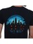 City T-Shirt %100 Pamuklu Siyah Penye Basic Erkek Tişört 3