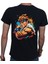 Splash Fight T-Shirt Pamuklu Siyah Penye Basic Erkek Tişört 1