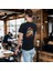 Splash Fight T-Shirt Pamuklu Siyah Penye Basic Erkek Tişört 4