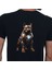 Bulldog T-Shirt %100 Pamuklu Siyah Penye Basic Erkek Tişört 3