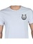 Fox T-Shirt Pamuklu Beyaz Penye Basic Erkek Tişört 3