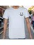 Fox T-Shirt Pamuklu Beyaz Penye Basic Erkek Tişört 4