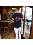 Neon Guitar T-Shirt %100 Pamuklu Siyah Penye Basic Erkek Tişört 4