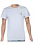 Flower T-Shirt %100 Pamuklu Beyaz Penye Basic Erkek Tişört 1