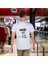 Black-White T-Shirt %100 Pamuklu Beyaz Penye Basic Erkek Tişört 4