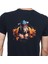 Splash Fight T-Shirt %100 Pamuklu Siyah Penye Basic Erkek Tişört 3