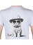 Black-White T-Shirt %100 Pamuklu Beyaz Penye Basic Erkek Tişört 3