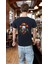 It T-Shirt %100 Pamuklu Siyah Penye Basic Erkek Tişört 4